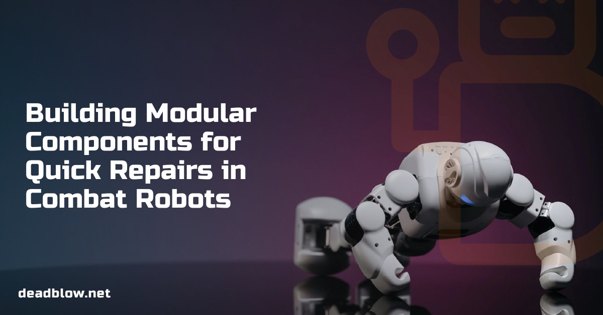 Building Modular Components for Quick Repairs in Combat Robots