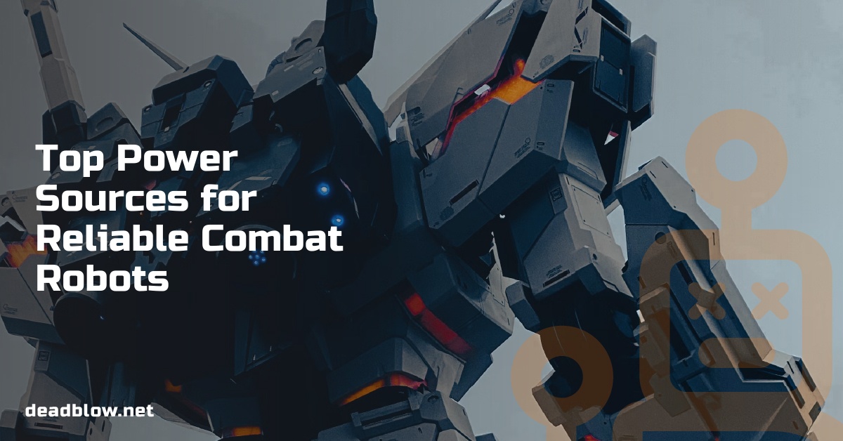 Top Power Sources for Reliable Combat Robots