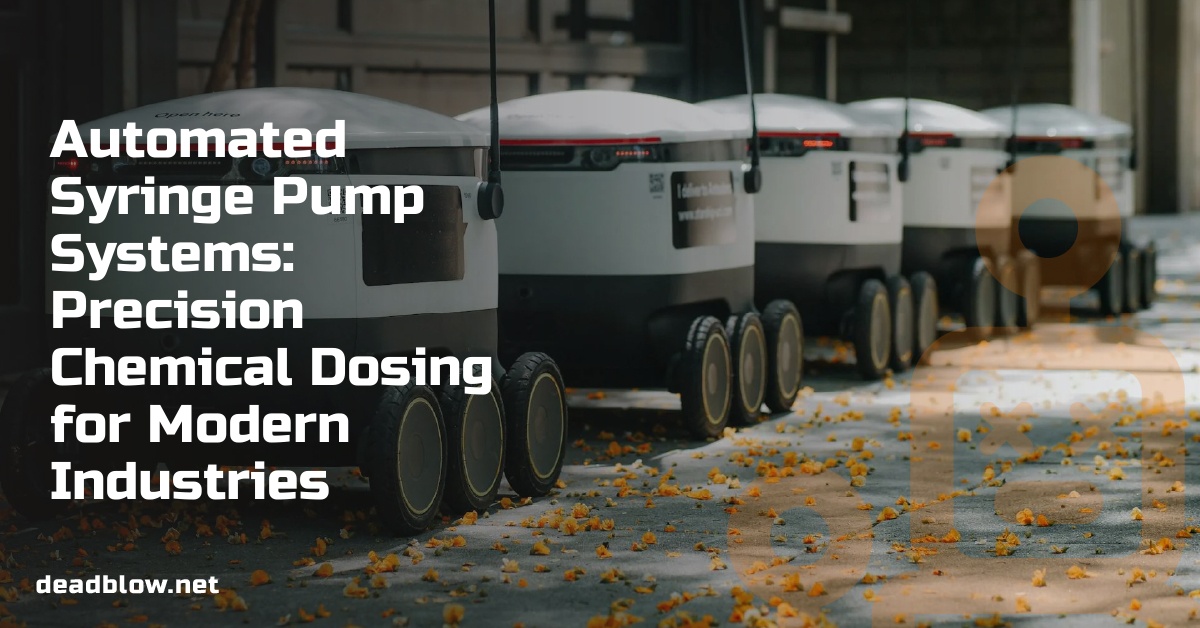 Automated Syringe Pump Systems: Precision Chemical Dosing for Modern Industries