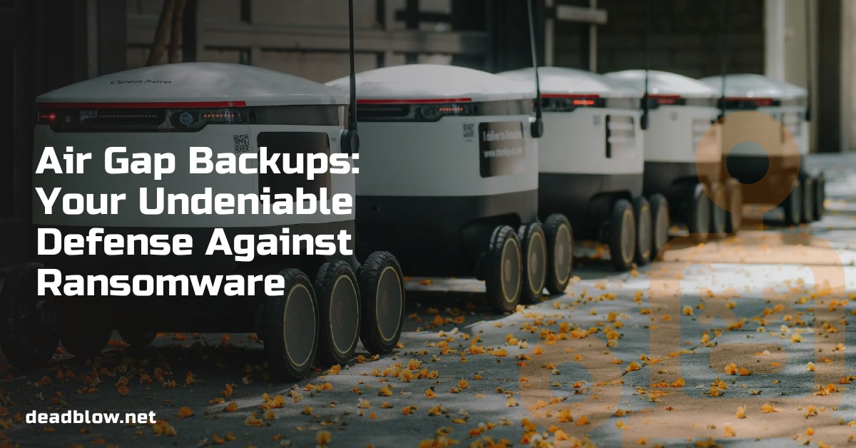 Air Gap Backups: Your Undeniable Defense Against Ransomware